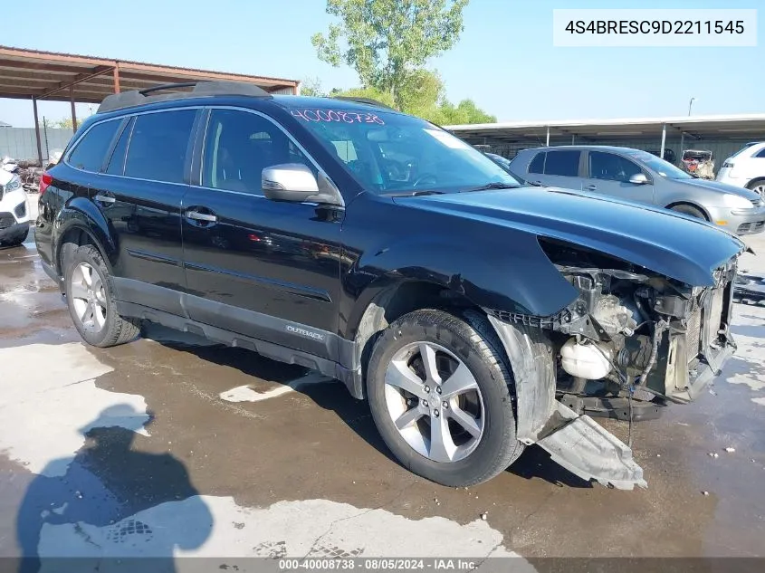 4S4BRESC9D2211545 2013 Subaru Outback 3.6R Limited