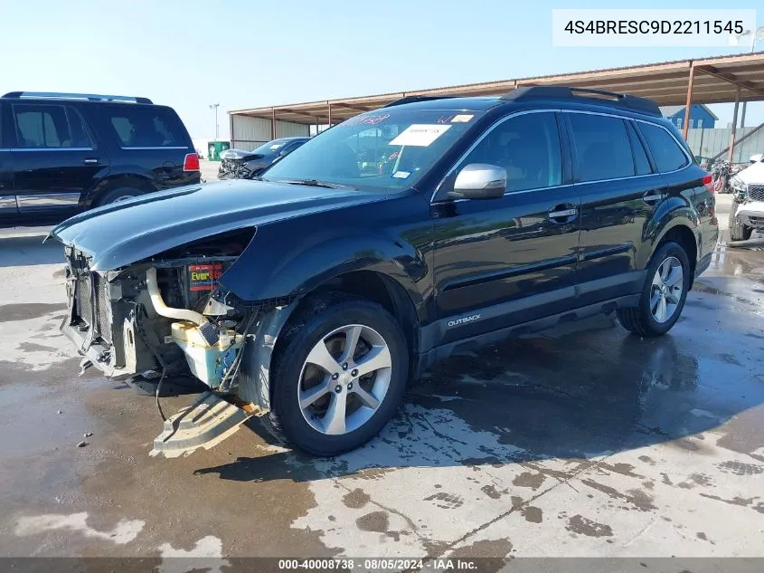 2013 Subaru Outback 3.6R Limited VIN: 4S4BRESC9D2211545 Lot: 40008738