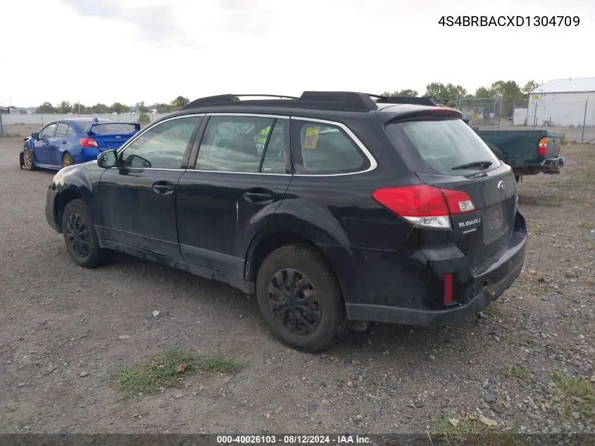 4S4BRBACXD1304709 2013 Subaru Outback 2.5I