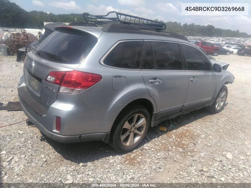 4S4BRCKC9D3269668 2013 Subaru Outback 2.5I Limited