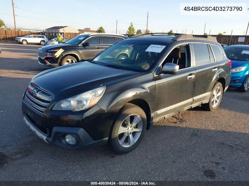 2013 Subaru Outback 2.5I Limited VIN: 4S4BRCSC4D3273790 Lot: 40030424