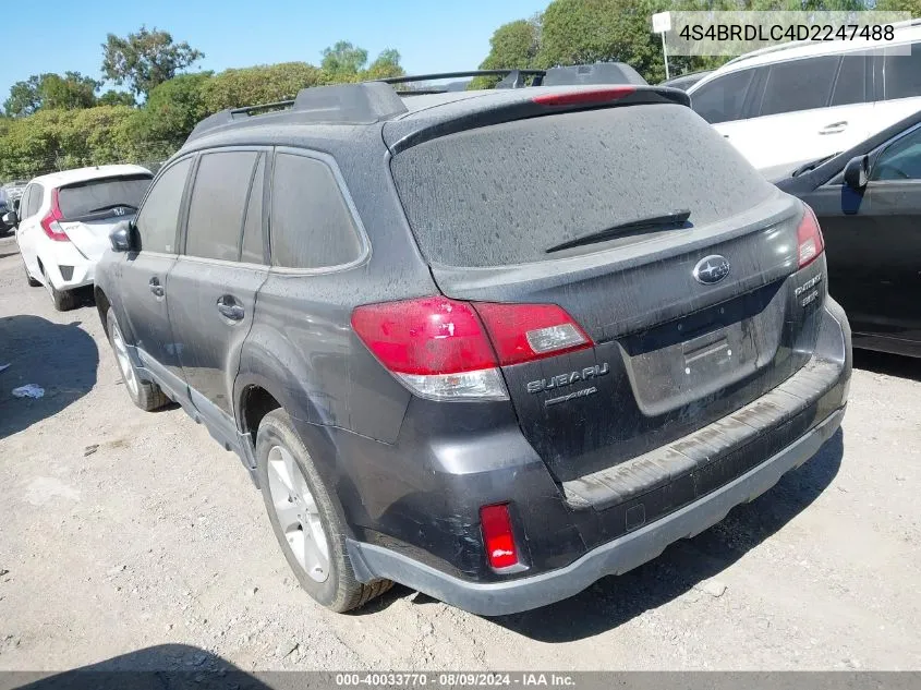 4S4BRDLC4D2247488 2013 Subaru Outback