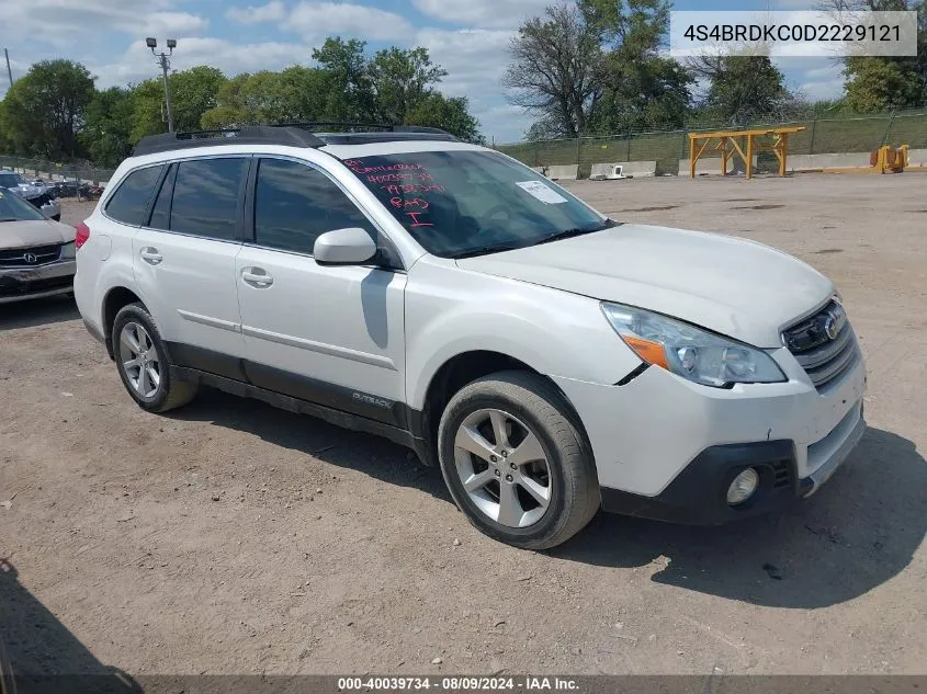 4S4BRDKC0D2229121 2013 Subaru Outback 3.6R Limited