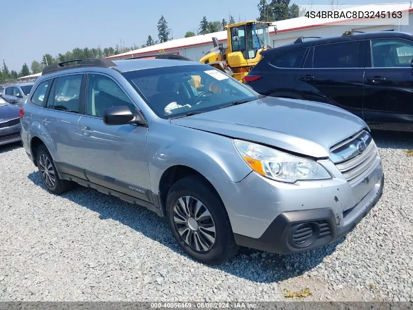 4S4BRBAC8D3245163 2013 Subaru Outback 2.5I