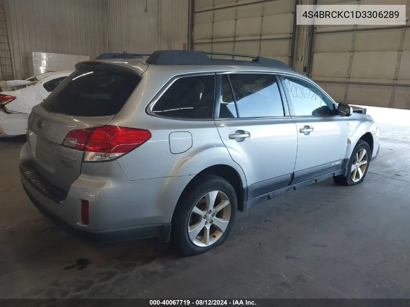 2013 Subaru Outback 2.5I Limited VIN: 4S4BRCKC1D3306289 Lot: 40067719