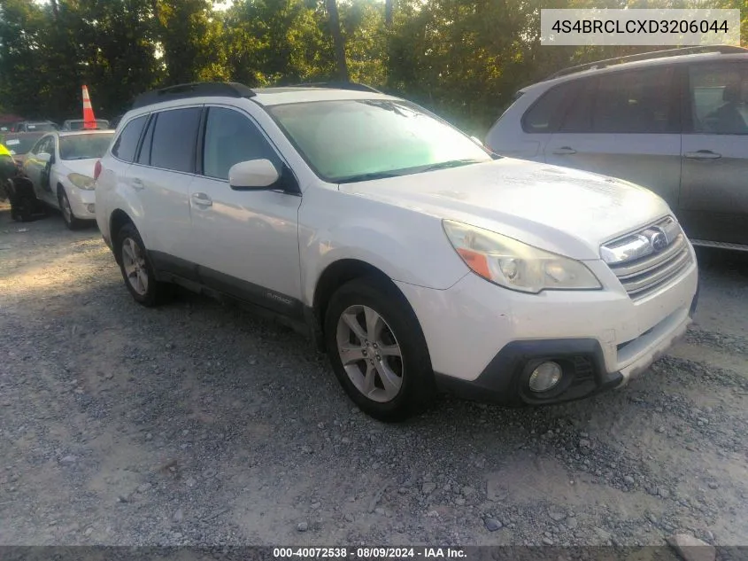 4S4BRCLCXD3206044 2013 Subaru Outback 2.5I Limited