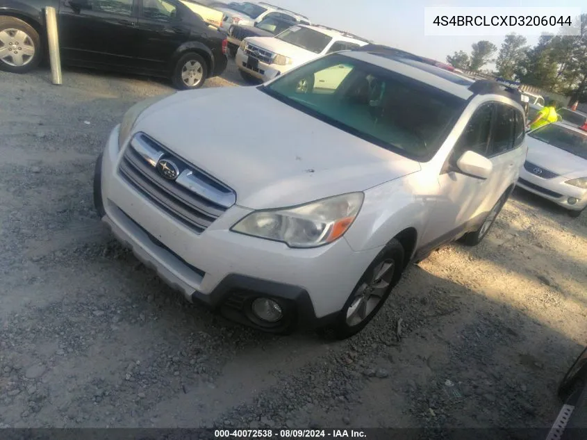 2013 Subaru Outback 2.5I Limited VIN: 4S4BRCLCXD3206044 Lot: 40072538