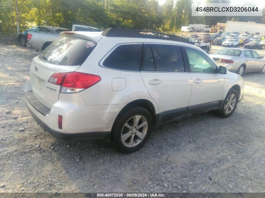 4S4BRCLCXD3206044 2013 Subaru Outback 2.5I Limited