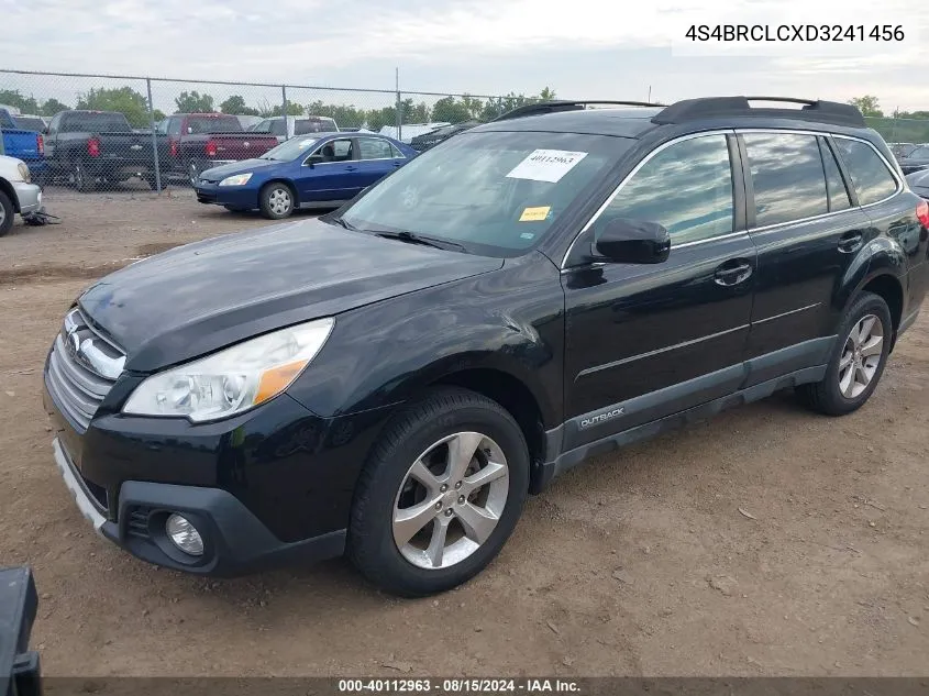 4S4BRCLCXD3241456 2013 Subaru Outback 2.5I Limited