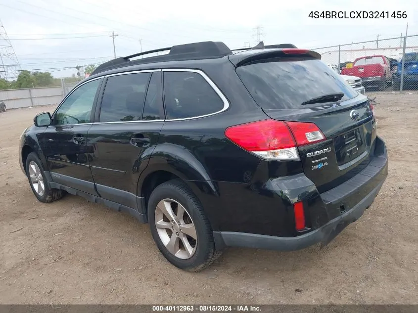 4S4BRCLCXD3241456 2013 Subaru Outback 2.5I Limited