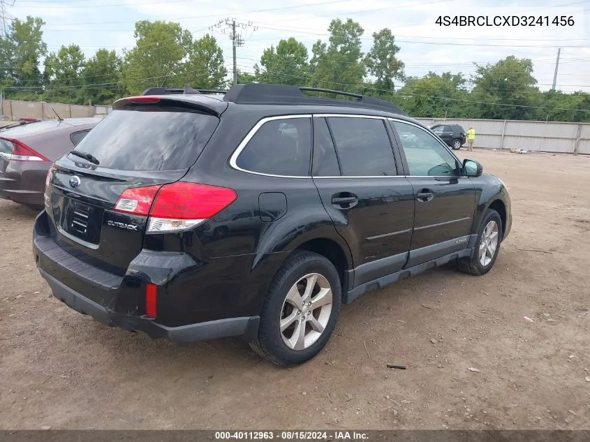 2013 Subaru Outback 2.5I Limited VIN: 4S4BRCLCXD3241456 Lot: 40112963