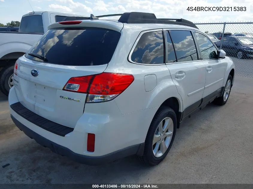 2013 Subaru Outback 2.5I Limited VIN: 4S4BRCKC9D3215383 Lot: 40133486