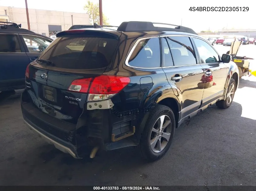 4S4BRDSC2D2305129 2013 Subaru Outback 3.6R Limited