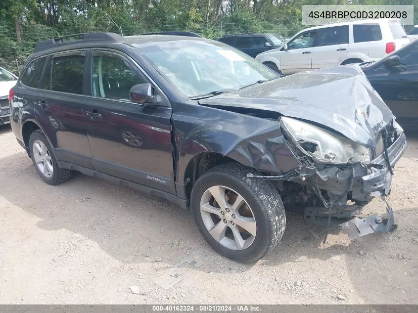 4S4BRBPC0D3200208 2013 Subaru Outback 2.5I Limited