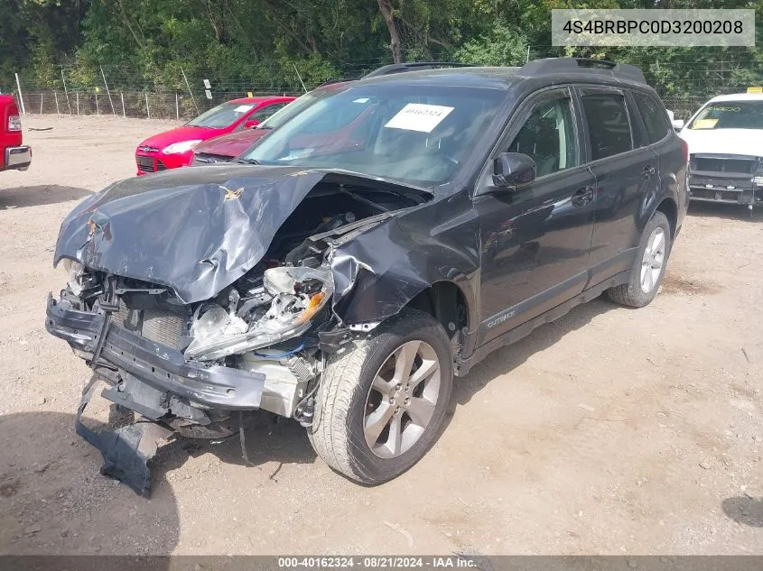 4S4BRBPC0D3200208 2013 Subaru Outback 2.5I Limited