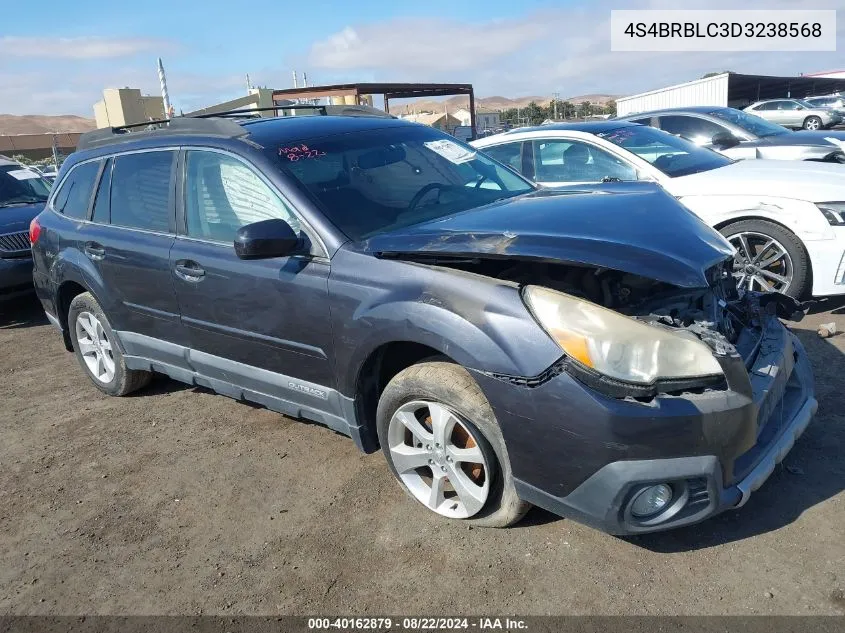 4S4BRBLC3D3238568 2013 Subaru Outback 2.5I Limited