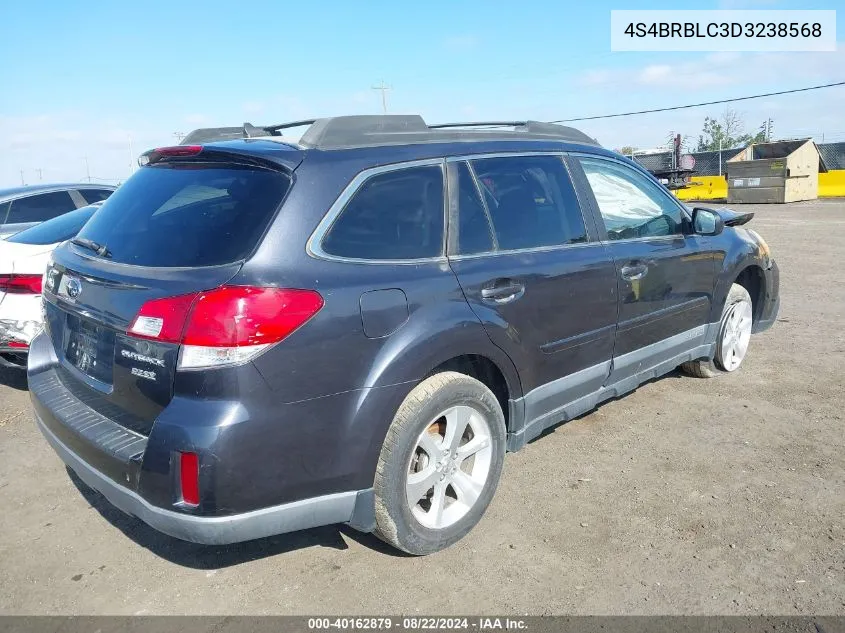 4S4BRBLC3D3238568 2013 Subaru Outback 2.5I Limited