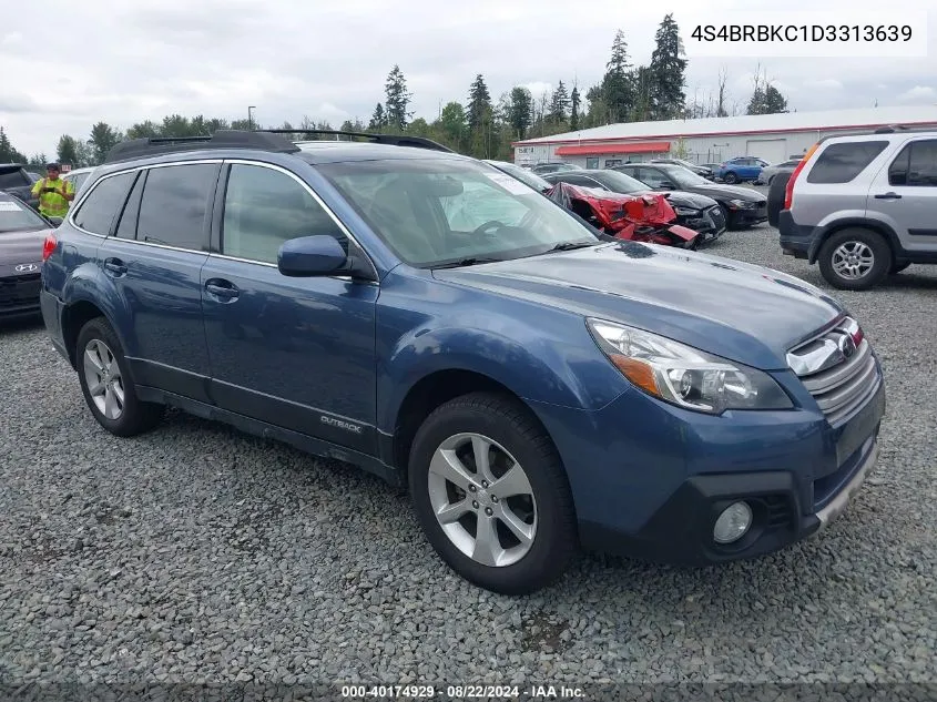 2013 Subaru Outback 2.5I Limited VIN: 4S4BRBKC1D3313639 Lot: 40174929