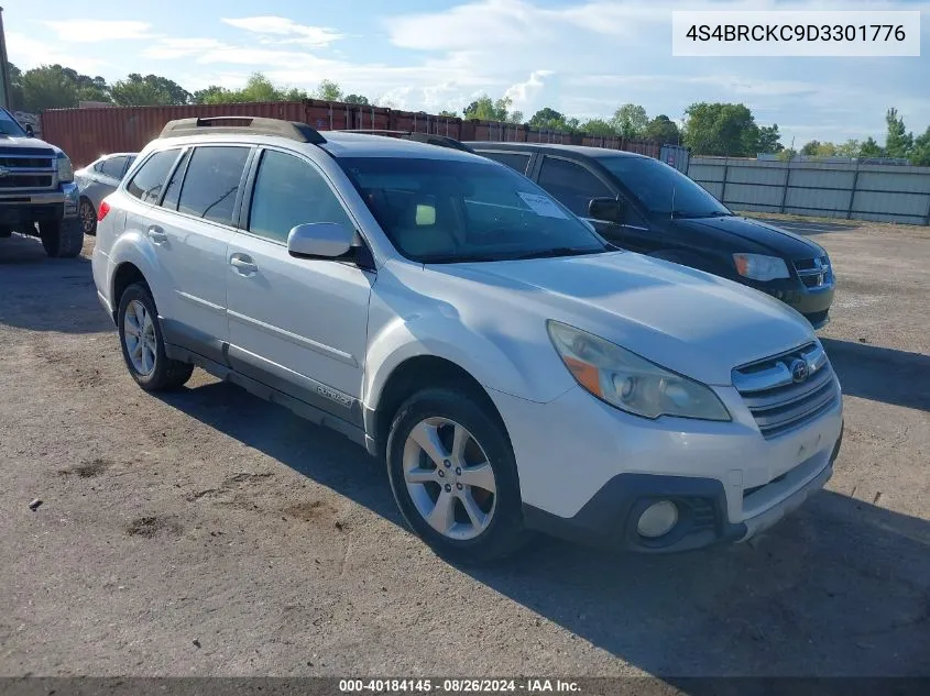 2013 Subaru Outback 2.5I Limited VIN: 4S4BRCKC9D3301776 Lot: 40184145