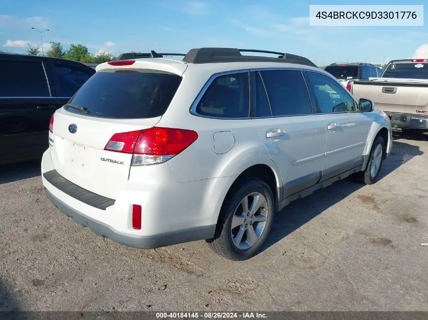 2013 Subaru Outback 2.5I Limited VIN: 4S4BRCKC9D3301776 Lot: 40184145