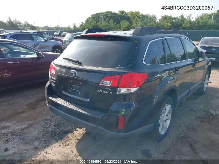 4S4BRCCC3D3200067 2013 Subaru Outback 2.5I Premium