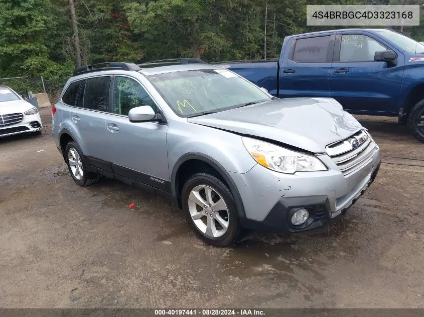 2013 Subaru Outback 2.5I Premium VIN: 4S4BRBGC4D3323168 Lot: 40197441