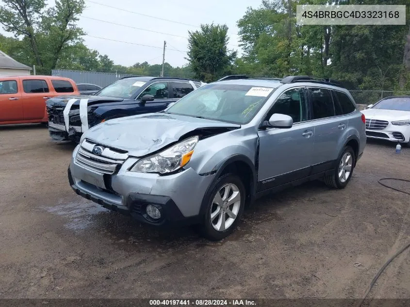 2013 Subaru Outback 2.5I Premium VIN: 4S4BRBGC4D3323168 Lot: 40197441