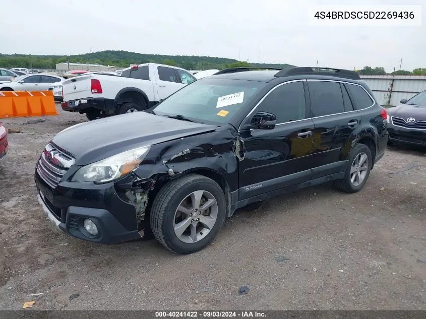 4S4BRDSC5D2269436 2013 Subaru Outback 3.6R Limited