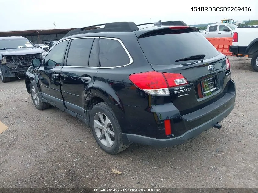 4S4BRDSC5D2269436 2013 Subaru Outback 3.6R Limited