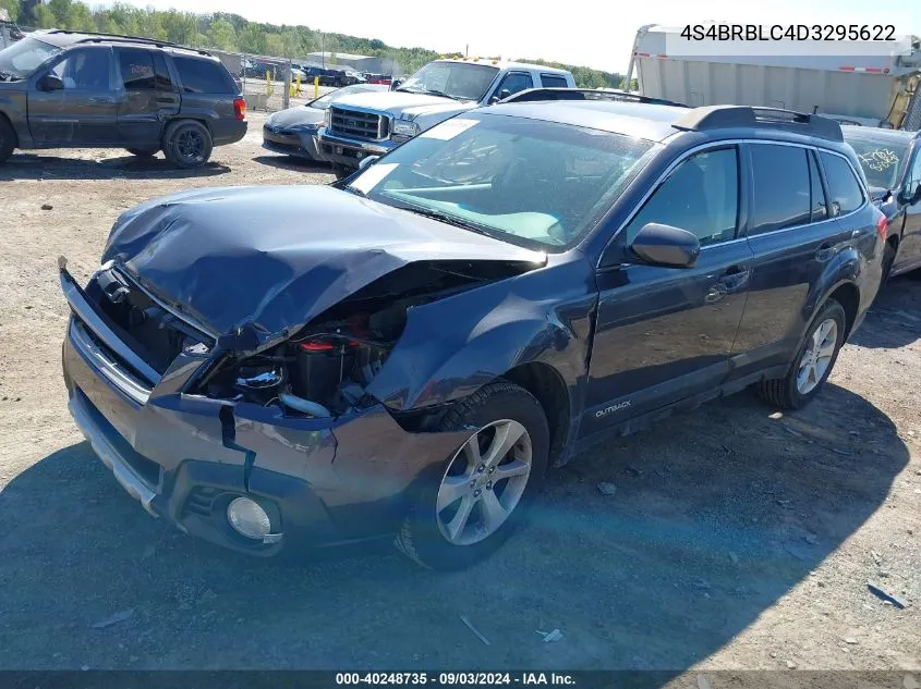 2013 Subaru Outback 2.5I Limited VIN: 4S4BRBLC4D3295622 Lot: 40248735