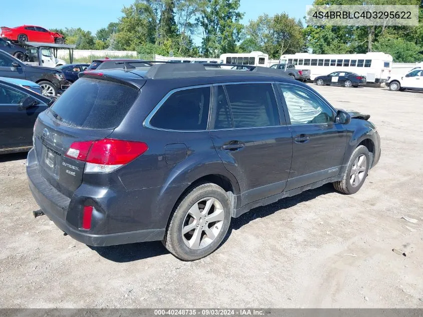 2013 Subaru Outback 2.5I Limited VIN: 4S4BRBLC4D3295622 Lot: 40248735