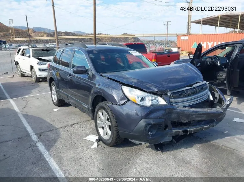 4S4BRDLC2D2293031 2013 Subaru Outback 3.6R Limited