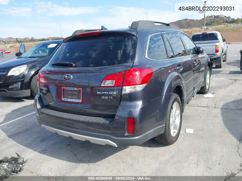 2013 Subaru Outback 3.6R Limited VIN: 4S4BRDLC2D2293031 Lot: 40260649