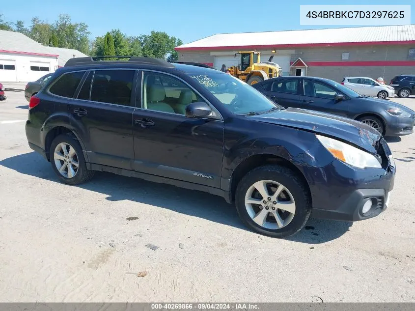 2013 Subaru Outback 2.5I Limited VIN: 4S4BRBKC7D3297625 Lot: 40269866