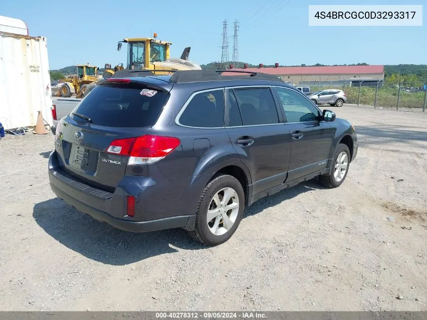 4S4BRCGC0D3293317 2013 Subaru Outback 2.5I Premium