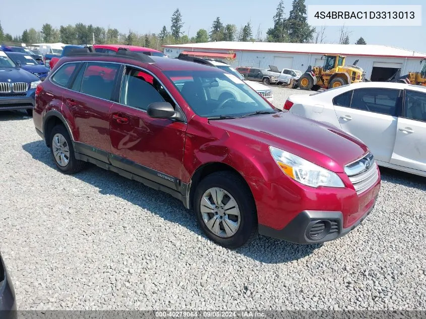 4S4BRBAC1D3313013 2013 Subaru Outback 2.5I