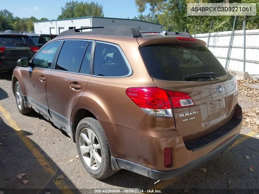 4S4BRCKC3D3271061 2013 Subaru Outback 2.5I Limited