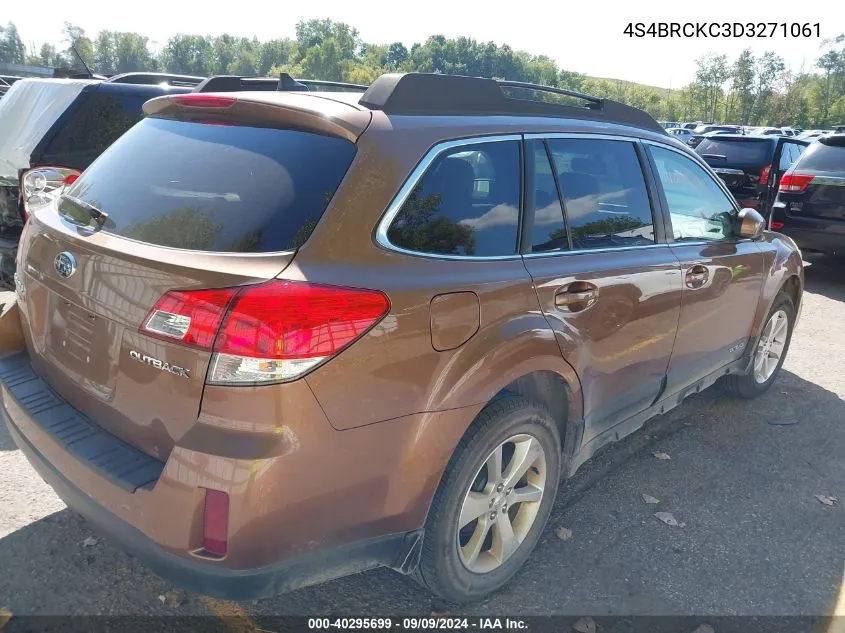 4S4BRCKC3D3271061 2013 Subaru Outback 2.5I Limited