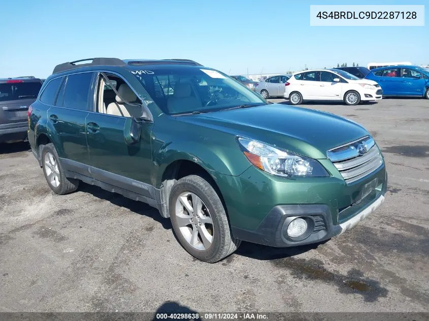 4S4BRDLC9D2287128 2013 Subaru Outback 3.6R Limited