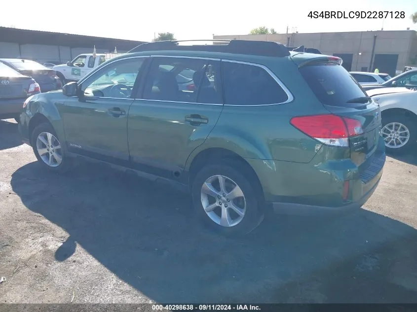 4S4BRDLC9D2287128 2013 Subaru Outback 3.6R Limited