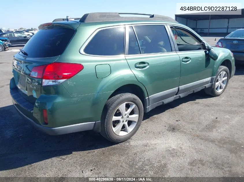 2013 Subaru Outback 3.6R Limited VIN: 4S4BRDLC9D2287128 Lot: 40298638