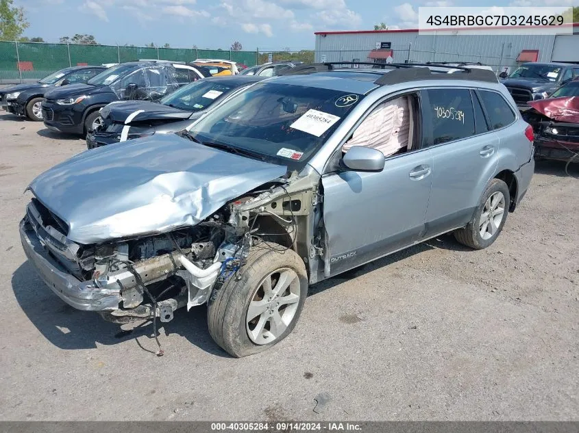 2013 Subaru Outback 2.5I Premium VIN: 4S4BRBGC7D3245629 Lot: 40305284