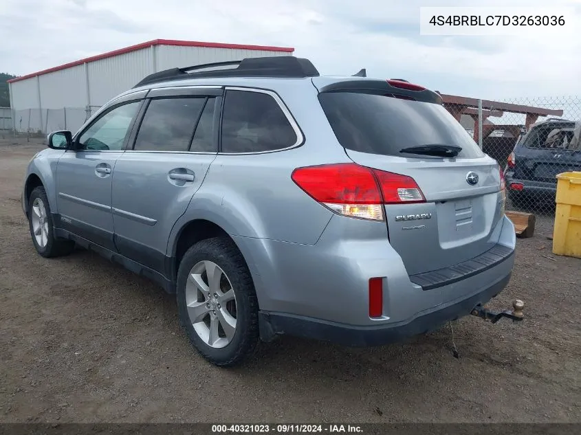 2013 Subaru Outback 2.5I Limited VIN: 4S4BRBLC7D3263036 Lot: 40321023