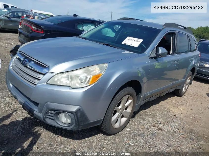 2013 Subaru Outback 2.5I Premium VIN: 4S4BRCCC7D3296432 Lot: 40333409