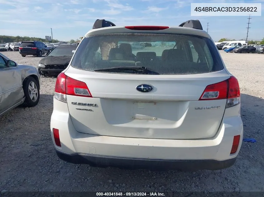 2013 Subaru Outback 2.5I VIN: 4S4BRCAC3D3256822 Lot: 40341848