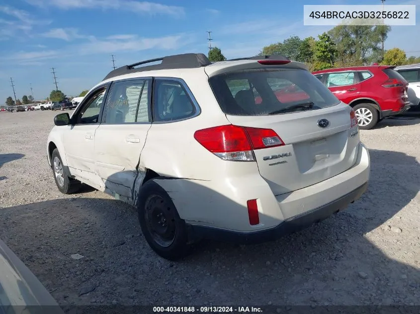 2013 Subaru Outback 2.5I VIN: 4S4BRCAC3D3256822 Lot: 40341848