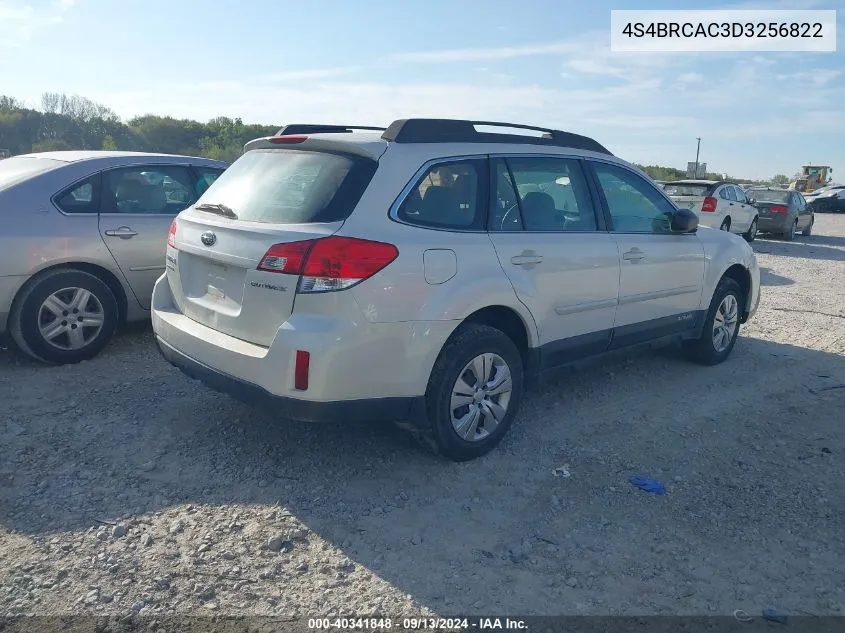 2013 Subaru Outback 2.5I VIN: 4S4BRCAC3D3256822 Lot: 40341848