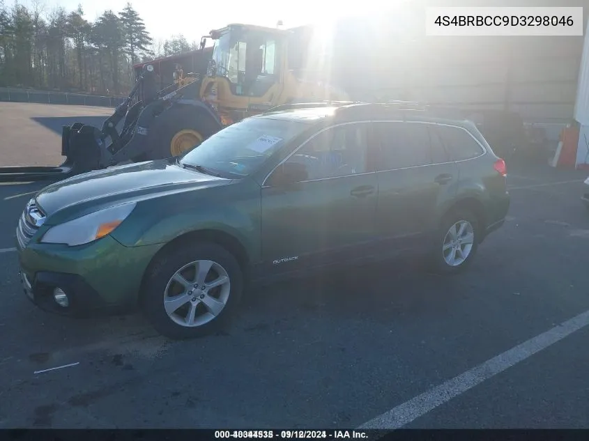 2013 Subaru Outback 2.5I Premium VIN: 4S4BRBCC9D3298046 Lot: 40344535