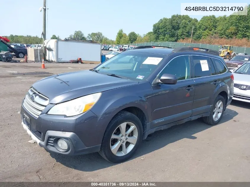 4S4BRBLC5D3214790 2013 Subaru Outback 2.5I Limited