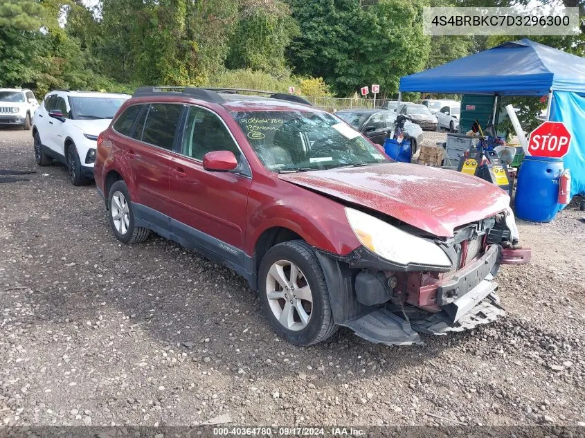 2013 Subaru Outback 2.5I Limited VIN: 4S4BRBKC7D3296300 Lot: 40364780